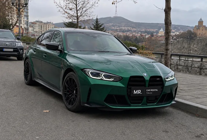 BMW M3 Competition rental in Tbilisi