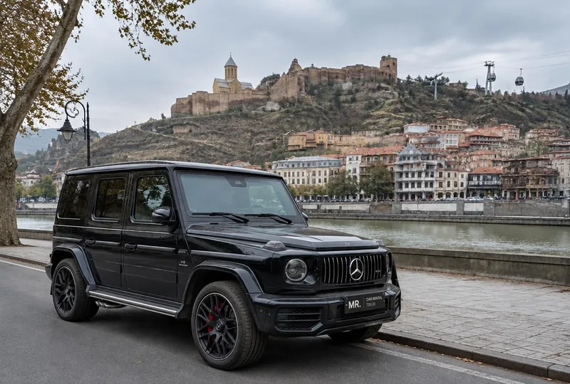 Mercedes-AMG G63 luxury car rental in Tbilisi, Georgia